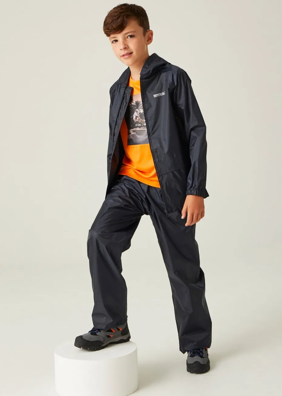 Regatta Navy Kids' Stormbreak Waterproof Hydrofort Jacket