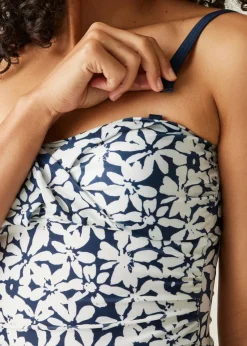 Regatta Navy Large Floral Aceana III Tankini Top