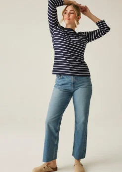 Regatta Navy Stripe Bayletta II Tee