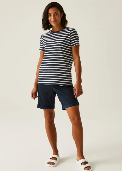 Regatta Navy Stripe Bayletta Tee