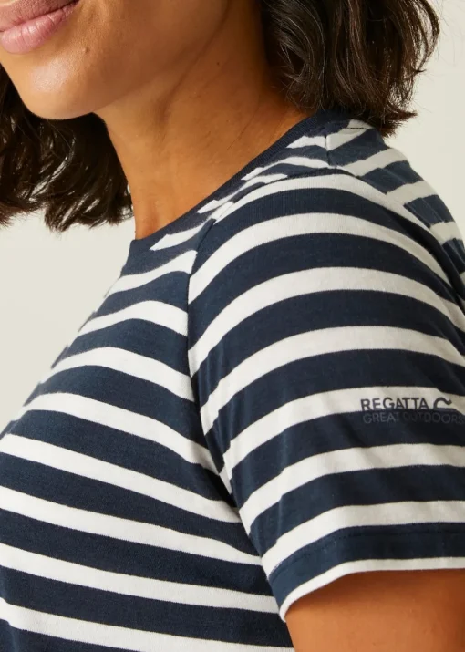 Regatta Navy Stripe Bayletta Tee