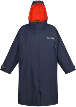 Regatta Navy/Orange Lining Changing Waterproof Hydrofort Robe