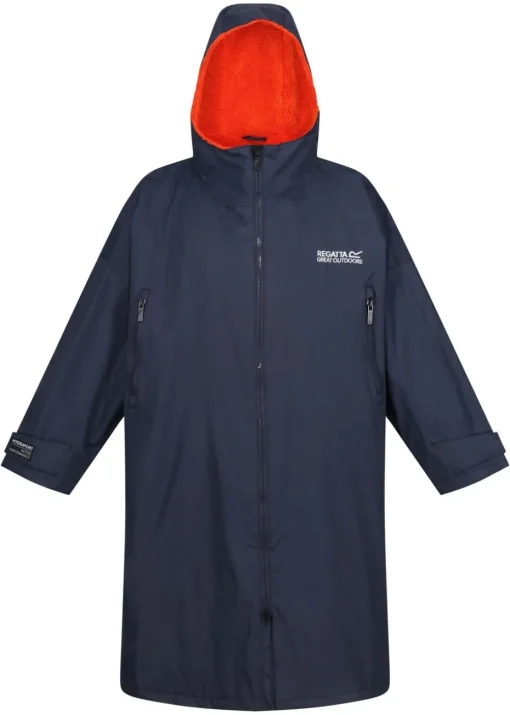 Regatta Navy/Orange Lining Changing Waterproof Hydrofort Robe