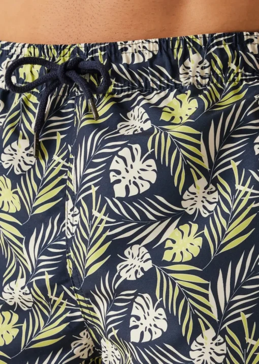 Regatta Navy/Yell Leaf Loras Swim Shorts