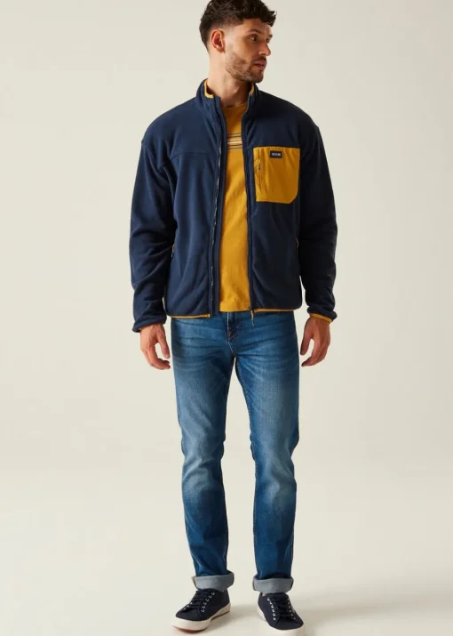 Regatta Navy/Yell Mustard Frankie Fleece