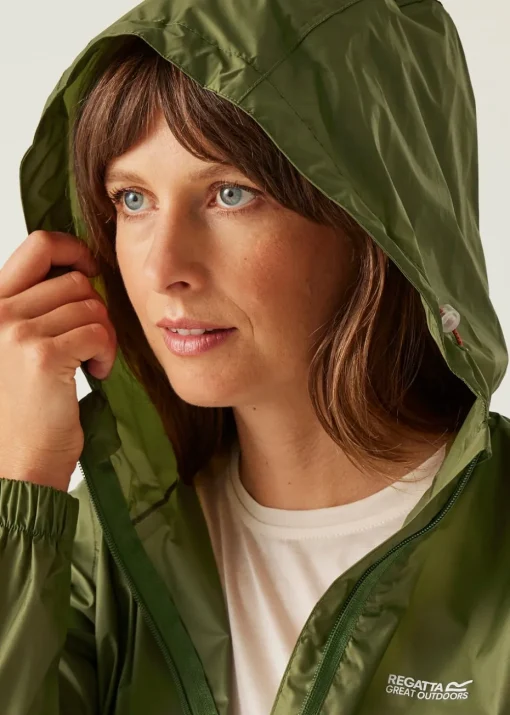 Regatta Nephrite Green Pack-It III Waterproof Breathable Isolite Jacket