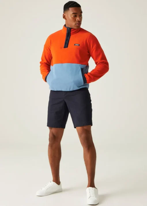 Regatta Orange Men's Callide Half Zip Fleece
