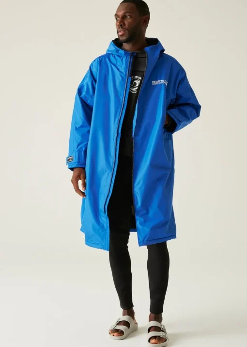 Regatta Oxford Blue Adult Changing Waterproof Hydrofort Robe