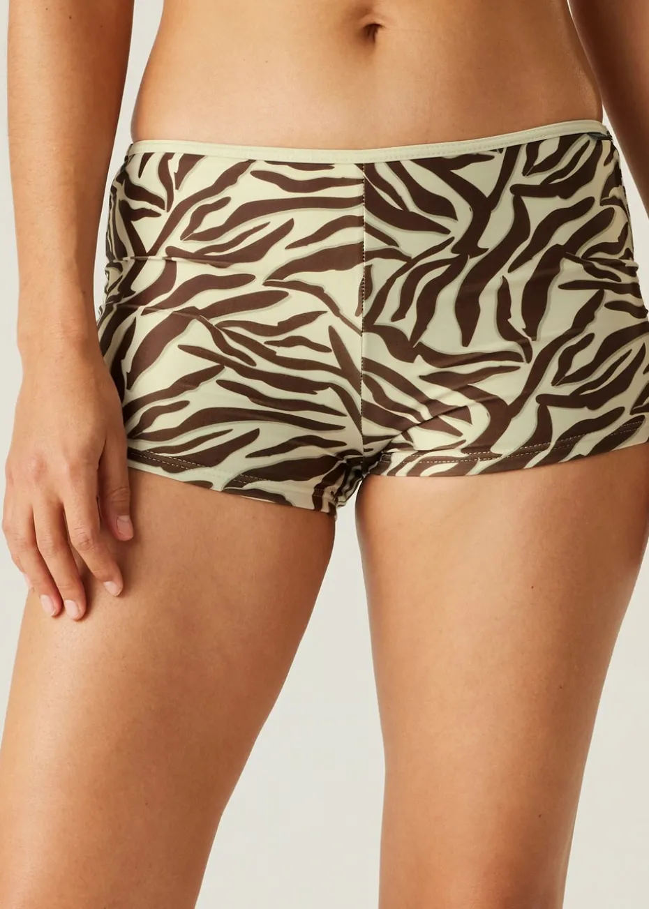 Regatta Tonal Zebra Print Aceana Bikini Shorts