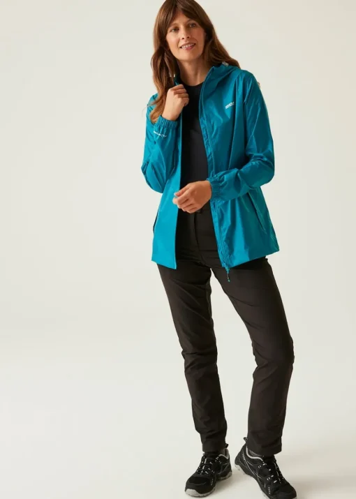 Regatta Turquoise Pack It III Waterproof Breathable Isolite Jacket