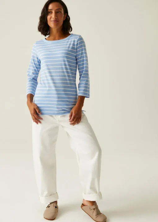 RegattaSky Blue Stripe Bayletta II Tee
