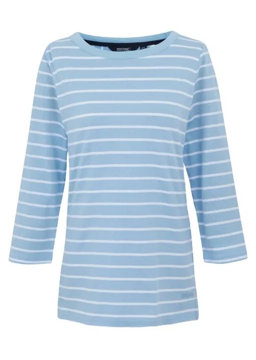 RegattaSky Blue Stripe Bayletta II Tee