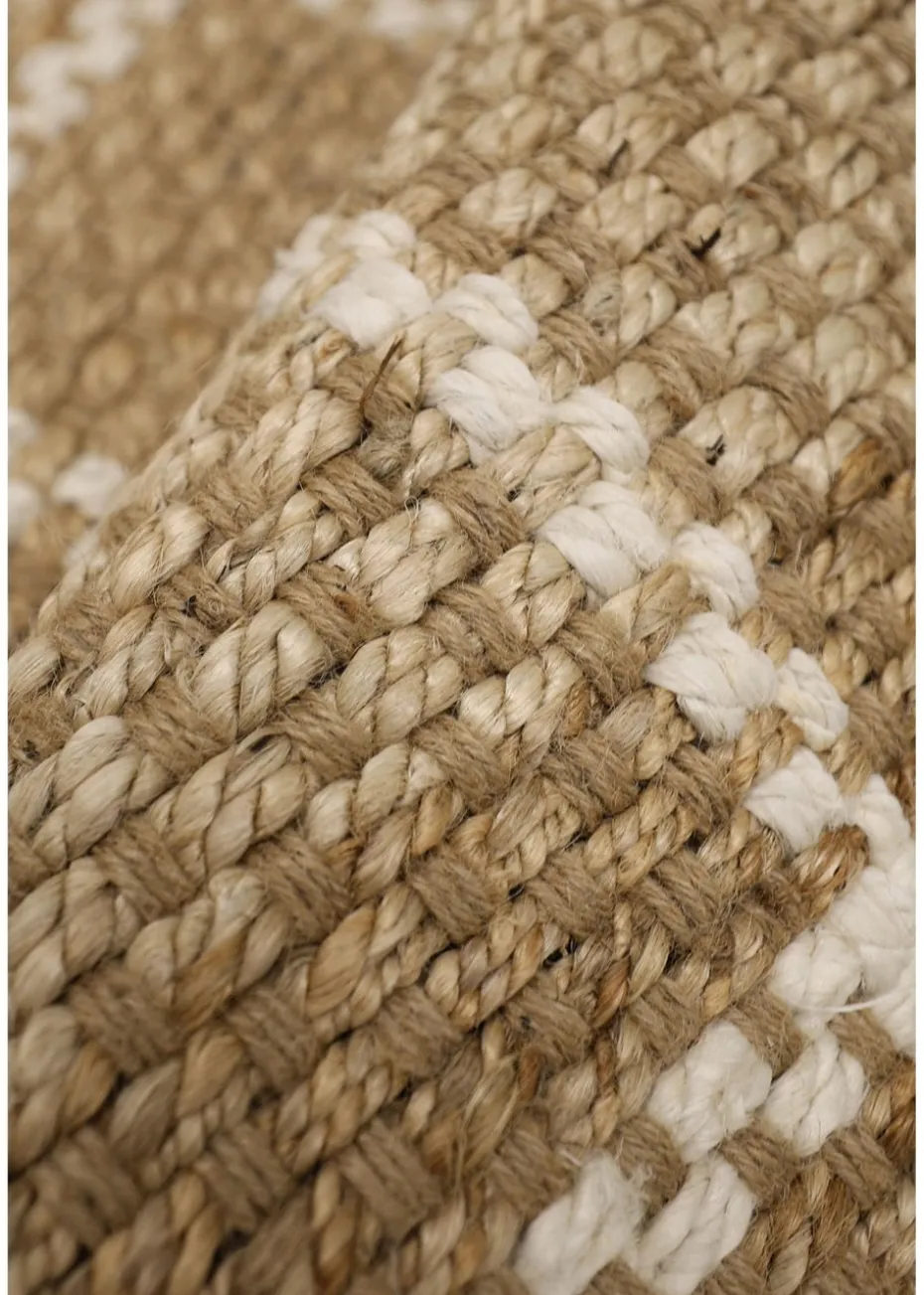 Relay Jute Check Natural Runner