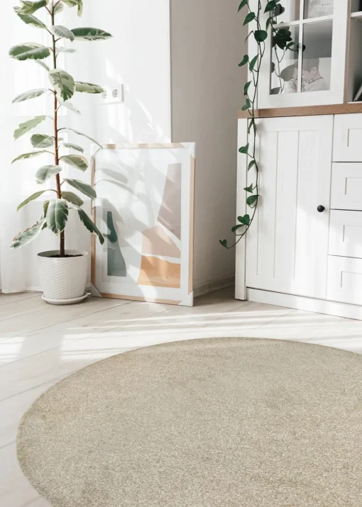 Relay Natural Classic Circular Rug
