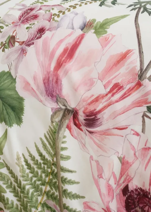 RHS Serenity Garden Reversible 200 Thread Count Cotton Duvet Cover Set