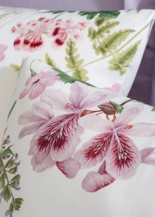 RHS Serenity Garden Reversible 200 Thread Count Cotton Duvet Cover Set