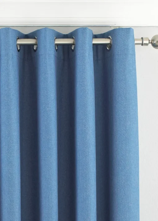 Riva Home Twilight Thermal Blackout Ringtop Eyelet Curtains