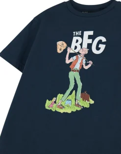 Roald Dahl BFG Unisex Kids Blue T-Shirt (3-14 Years)