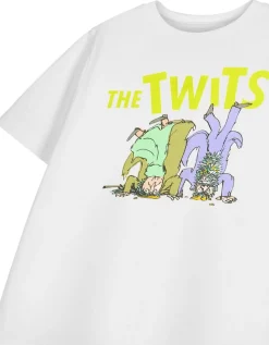 Roald Dahl The Twits Unisex Kids White T-Shirt (3-14 Years)