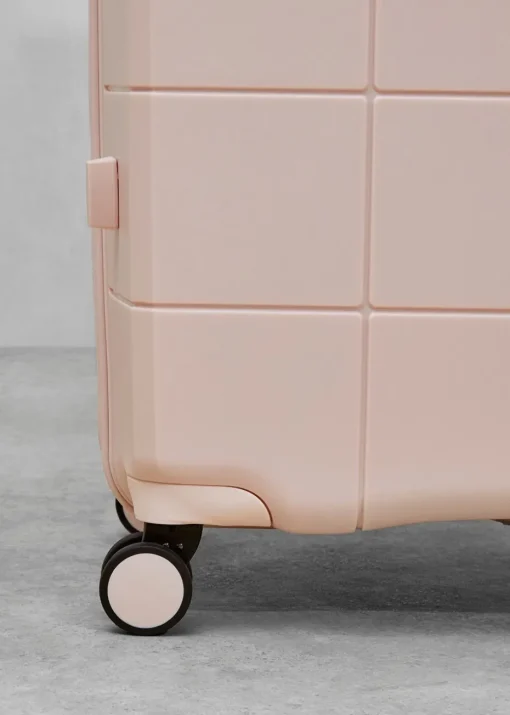 Rock Pixel Suitcase Pastel Pink