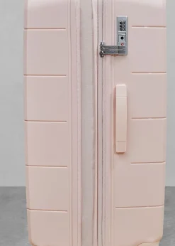 Rock Pixel Suitcase Pastel Pink