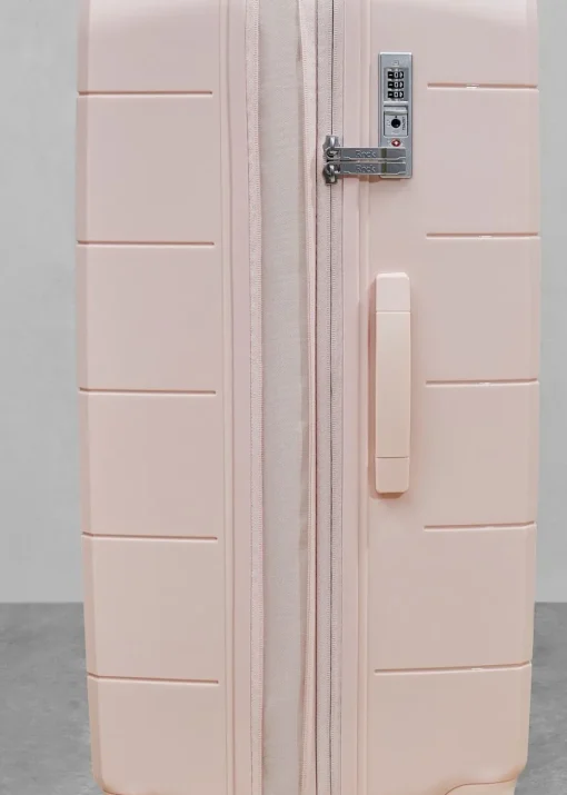 Rock Pixel Suitcase Pastel Pink