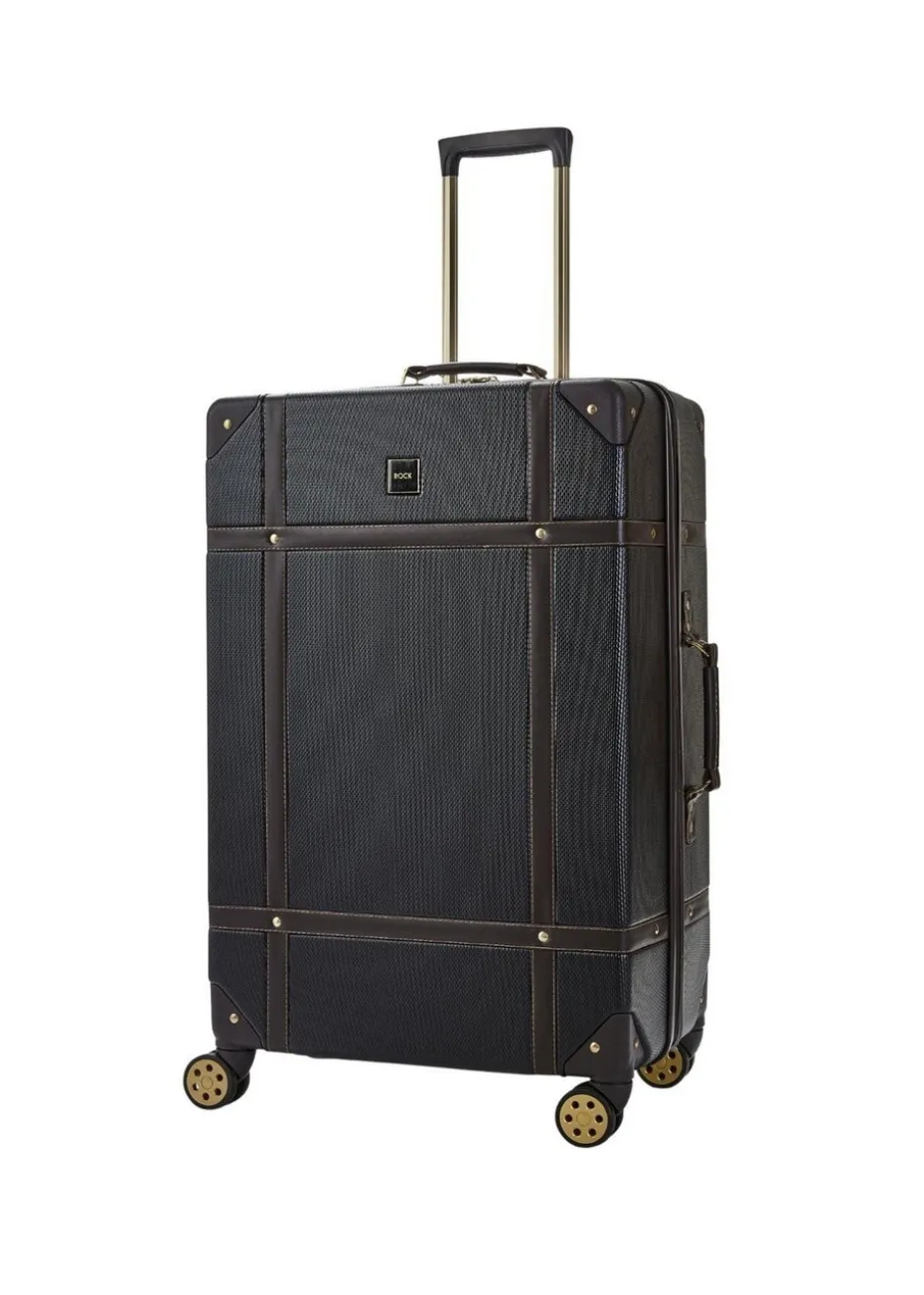 Rock Vintage Suitcase Black