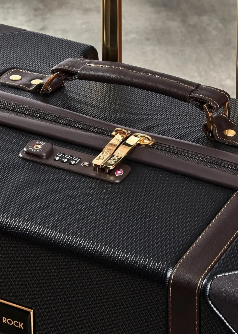 Rock Vintage Suitcase Black