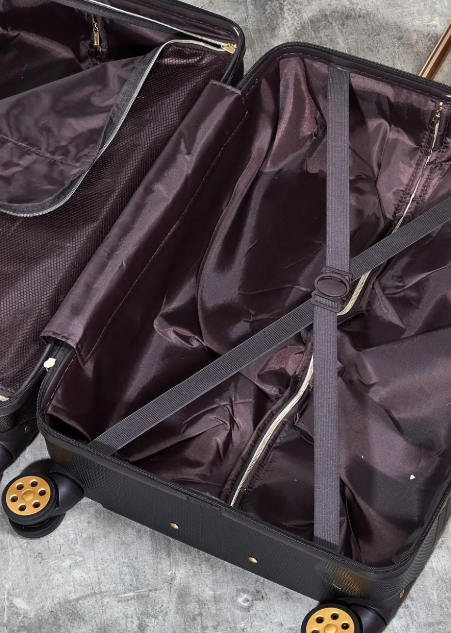 Rock Vintage Suitcase Black