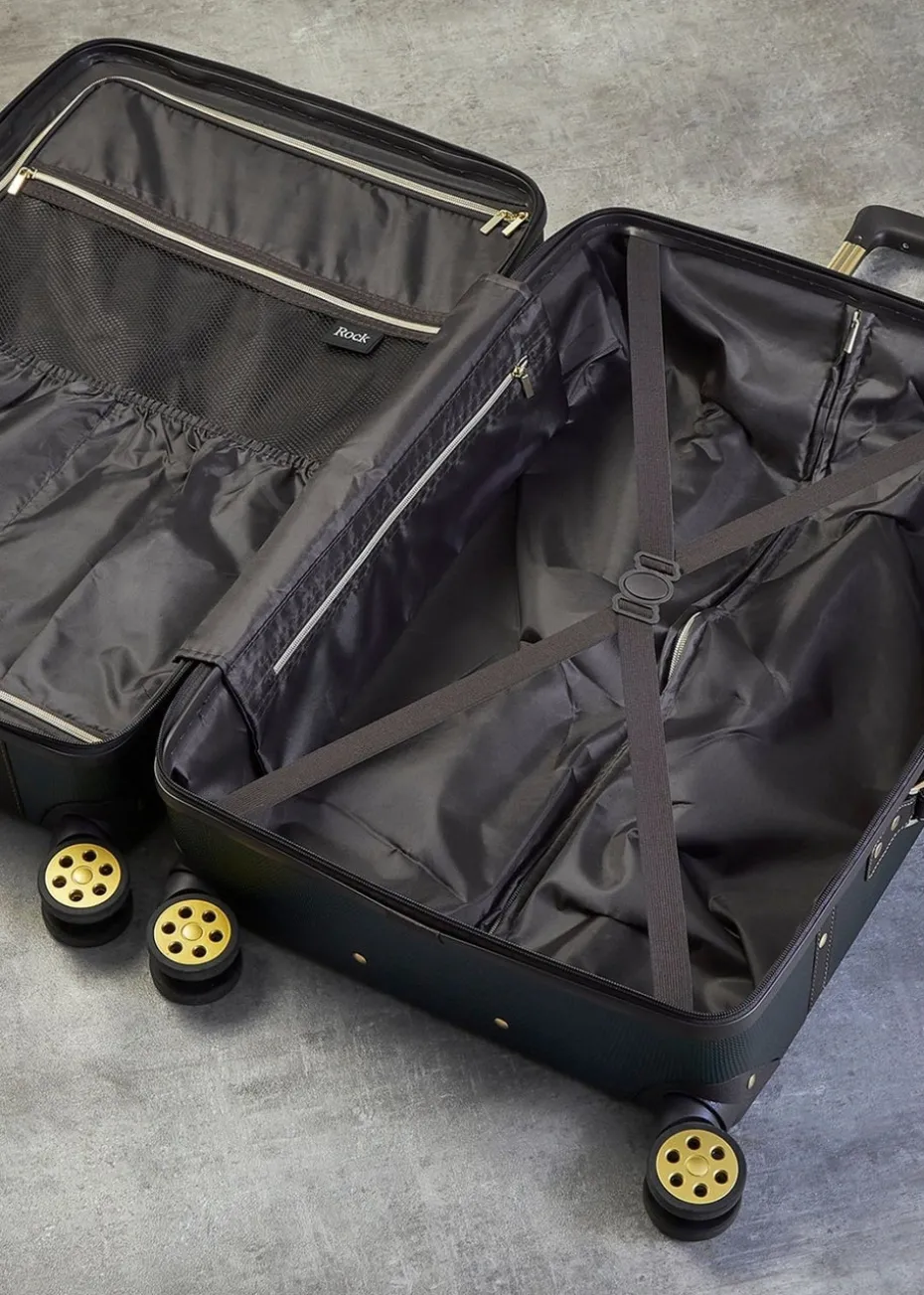 Rock Vintage Suitcase Emerald Green