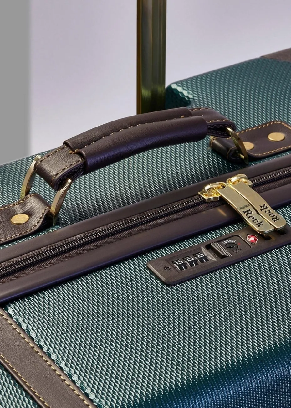 Rock Vintage Suitcase Emerald Green