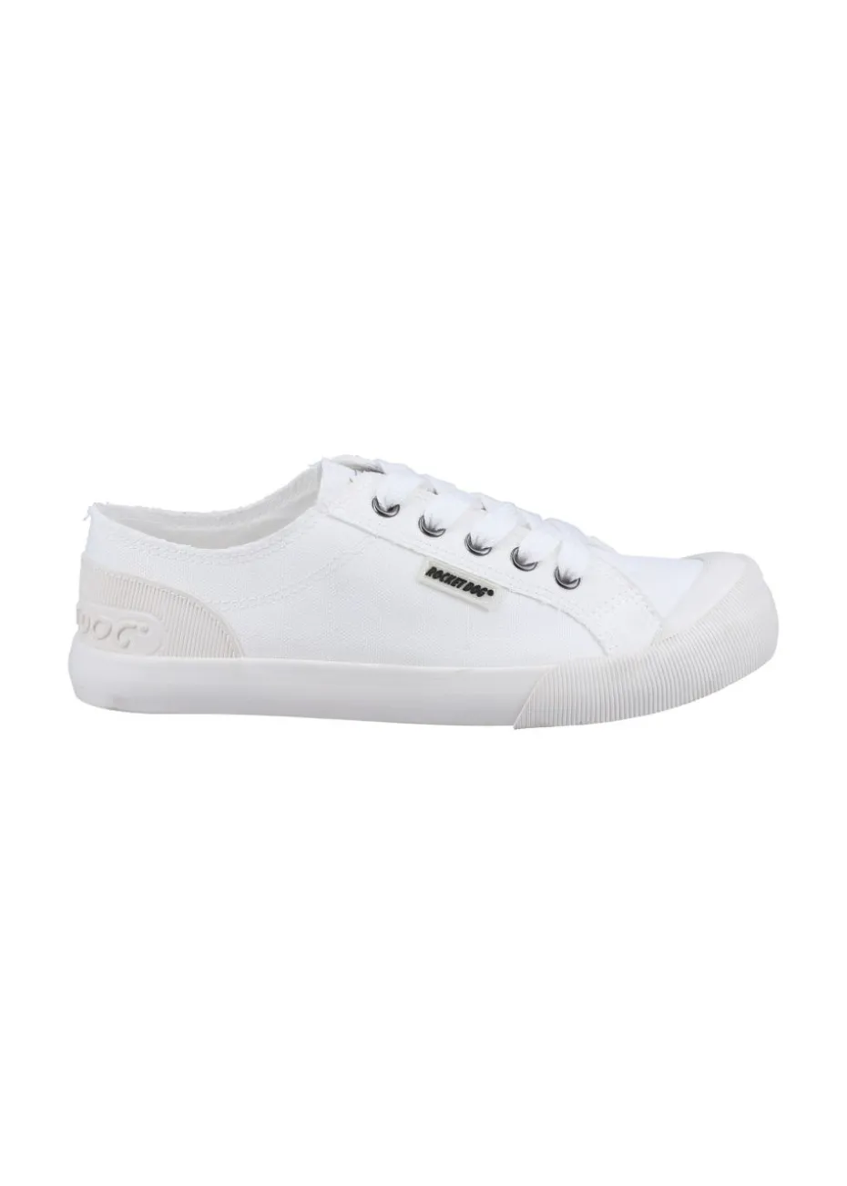 Rocket Dog White Jazzin 12A Canvas Shoes