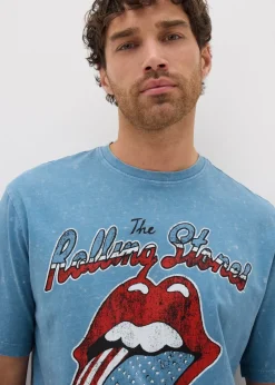 Rolling Stones Blue Graphic T-Shirt