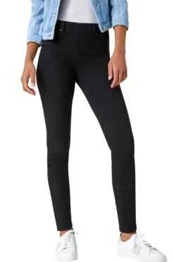 Roman Black Elastic Waist 31" Denim Stretch Jegging