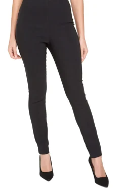 Roman Black Full Length Elastic Waist Stretch Trousers