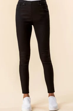 Roman Black Ultimate Denim Cropped Jegging (29 Inch)