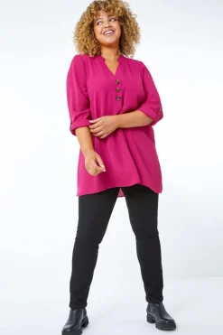 Roman Curve Black Elastic Waist Stretch Denim Jegging