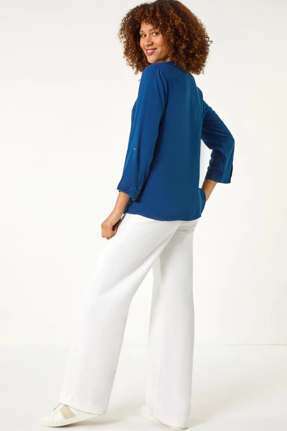 Roman Denim Buttoned Pocket Shirt