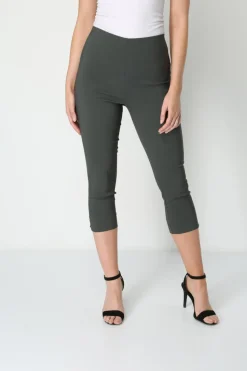 Roman Forest Cropped Stretch Trouser Capri Summer Leggings 3/4 Pedal Pushers