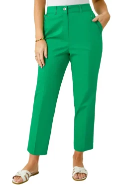 Roman Green Petite Tapered Stretch Trouser