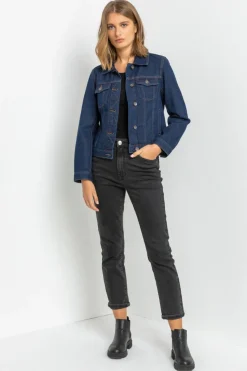 Roman Indigo Classic Cotton Denim Jacket
