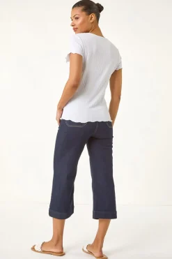 Roman Ivory Textured Lettuce Edge Top