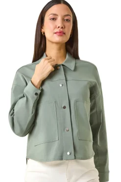 Roman Khaki Patch Pocket Jacket