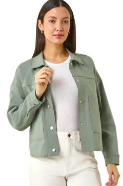 Roman Khaki Patch Pocket Jacket