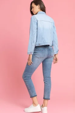 Roman Light Blue Classic Cotton Denim Jacket