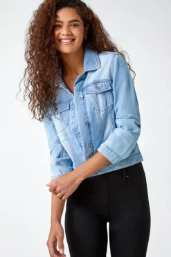 Roman Light Blue Classic Cotton Denim Jacket