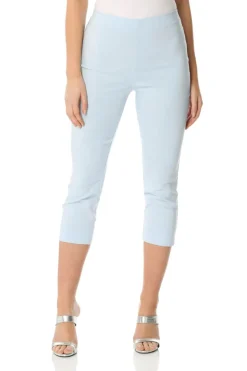 Roman Light Blue Cropped Stretch Trouser
