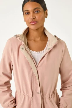 Roman Light Pink Lightweight Hooded Jacket