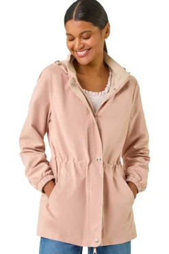 Roman Light Pink Lightweight Hooded Jacket