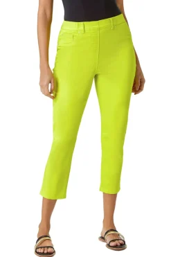 Roman Lime Cropped Stretch Denim Jegging